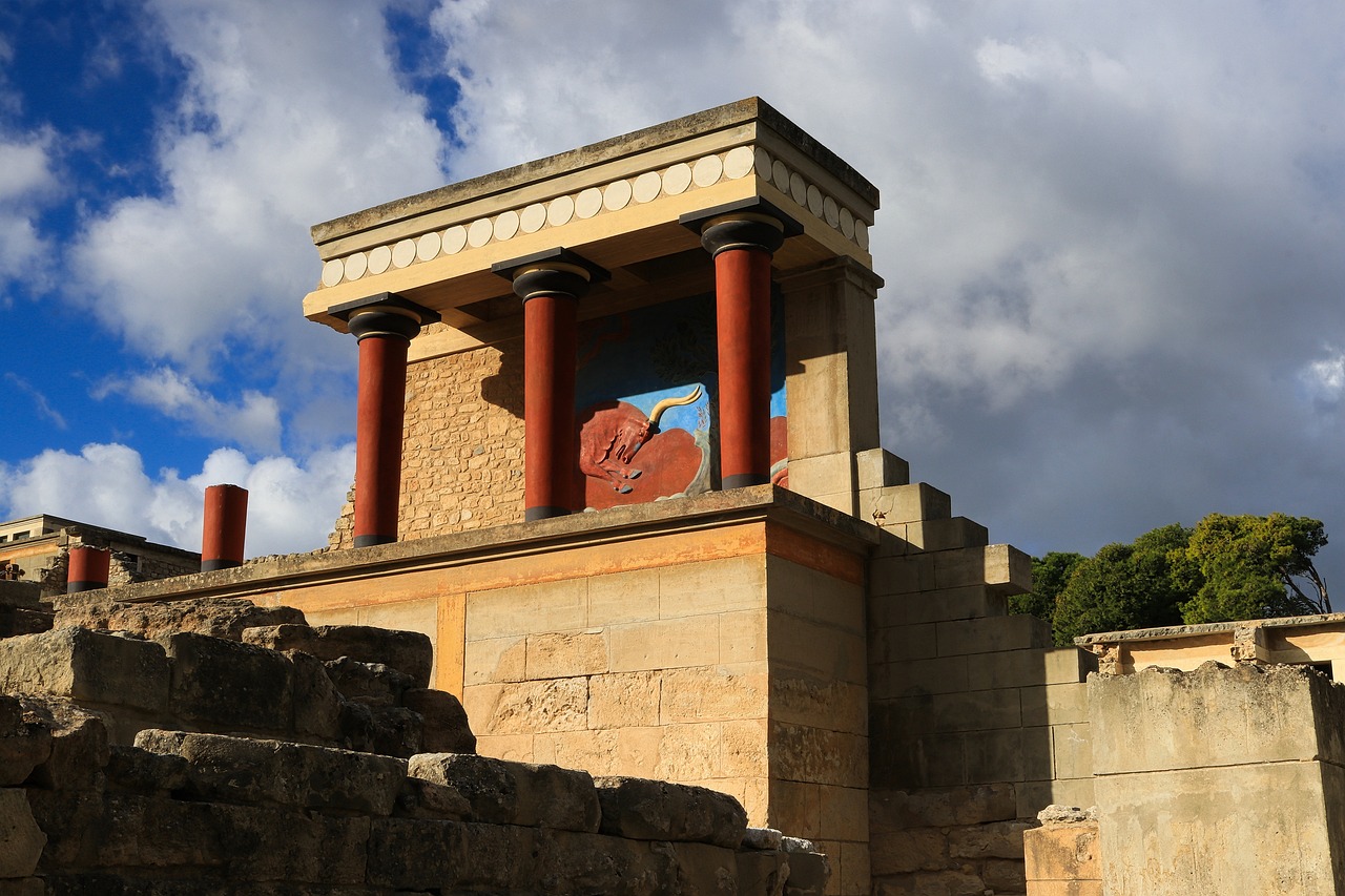 Cose da vedere a Creta il Palazzo di Knossos Foto di Torsten Ritschel da Pixabay