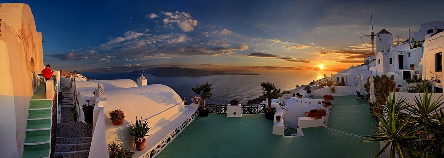 Santorini per sposarsi Foto di Julius Silver da Pixabay