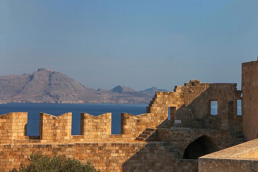 Castello di Lindos Foto di Manfred Richter da Pixabayh